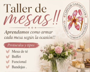 CARFLOR realizó un Taller de mesas con  buena participación. — imagen 2